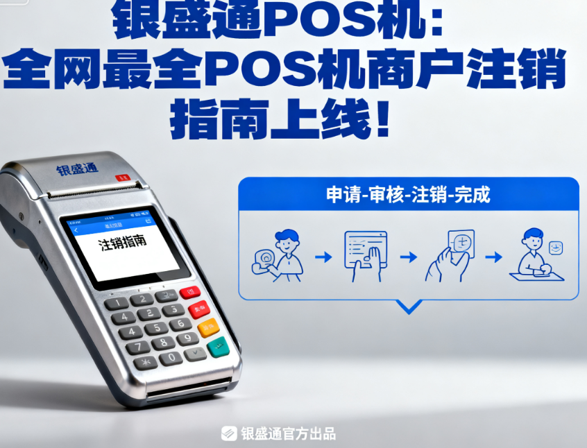 银盛通POS机:全网最全POS机商户注销指南上线!