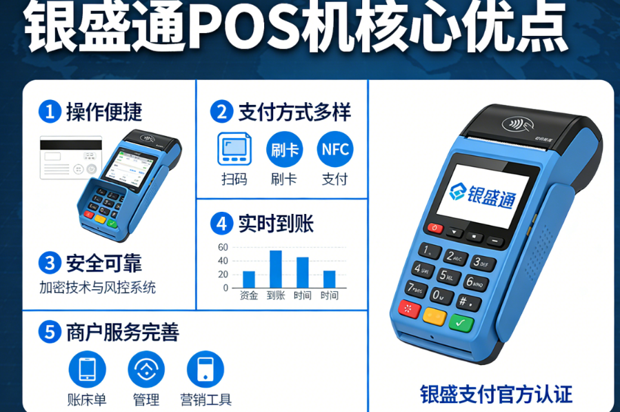 银盛通POS机有什么优点?