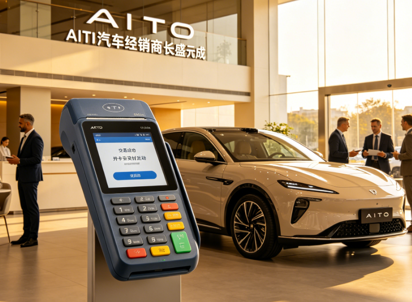 银盛支付破解外卡支付难题，助力AITO汽车经销商长盛天成打造国际化服务能力！