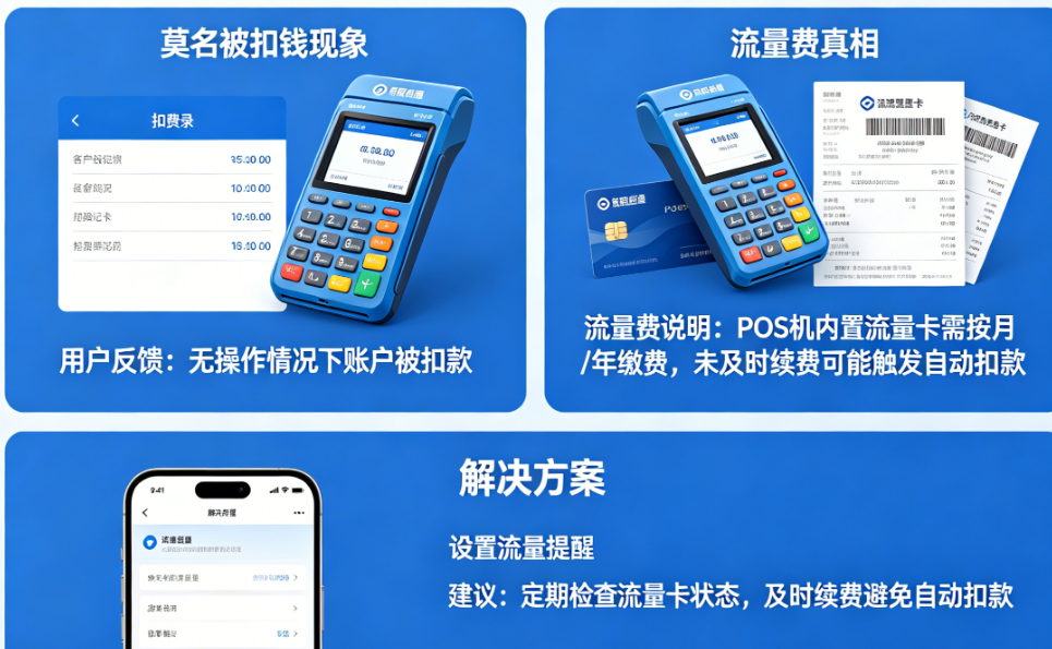 银盛通POS机：刷卡机莫名被扣钱？POS机流量费真相揭秘！
