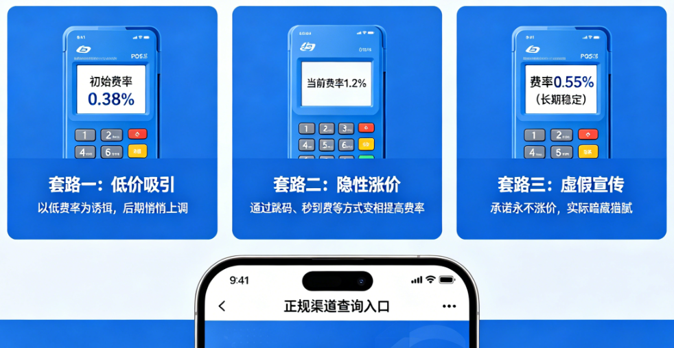 POS机费率越用越高?揭秘三大套路,教你找到稳定不涨价的办理渠道!