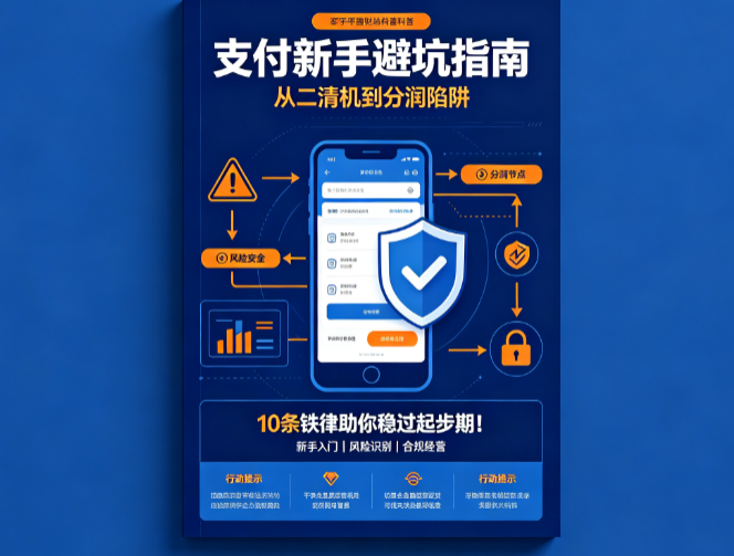 支付新手避坑指南:从二清机到分润陷阱,10条铁律助你稳过起步期!