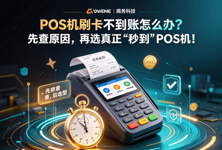 POS机刷卡不到账怎么办?先查原因,再选真正“秒到”POS机!